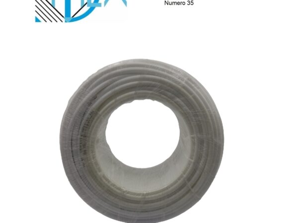 Manguera 3/8 blanca solida, Manguera Neumática Poliflow