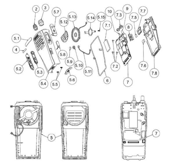 Radios Refacciones Motorola dep450